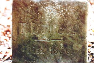 Thomas Dotton Grave Marker