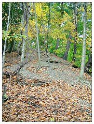 The path up Pyramid Hill