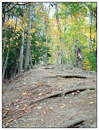 The path up Pyramid Hill