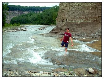 The Confluence - the main & southern branches of the Cattaraugus Creek meet